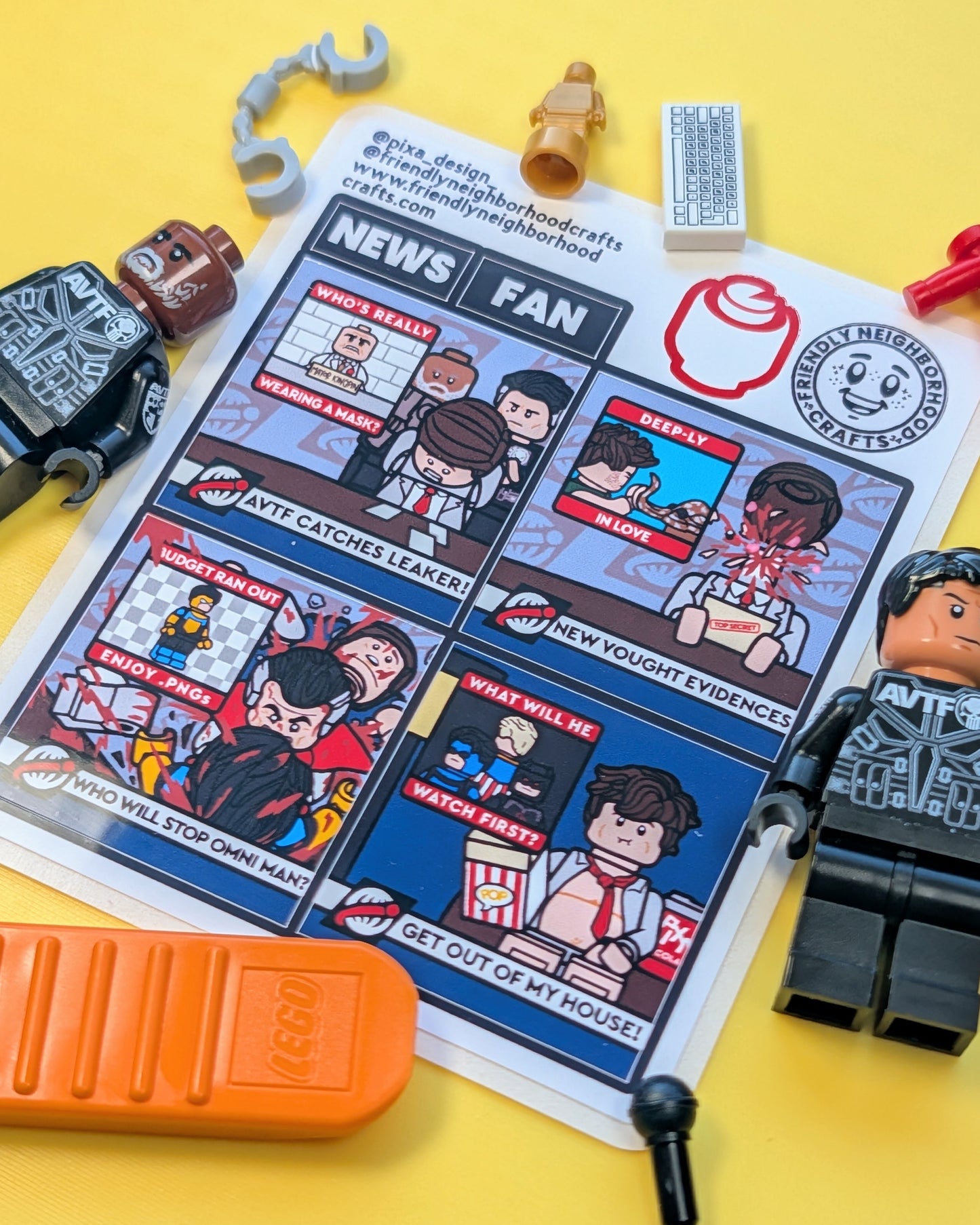 "NEWS FAN" Stickers