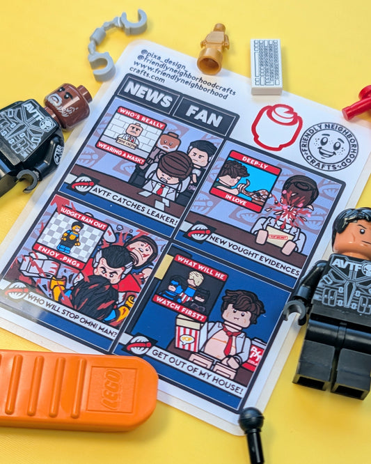 "NEWS FAN" Stickers
