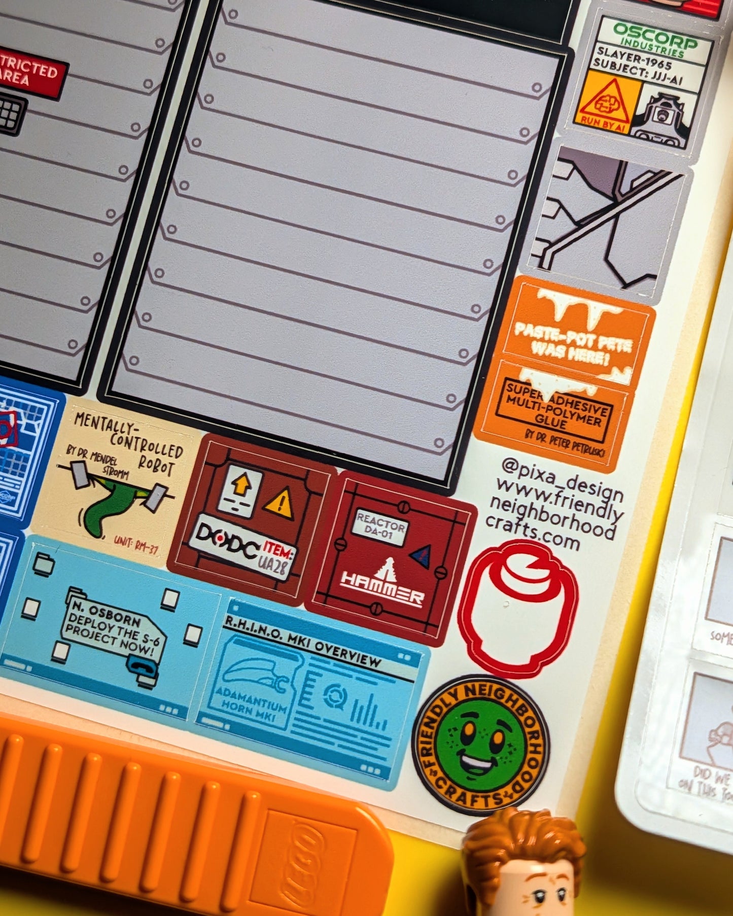 "CORP TECH LAB" Stickers