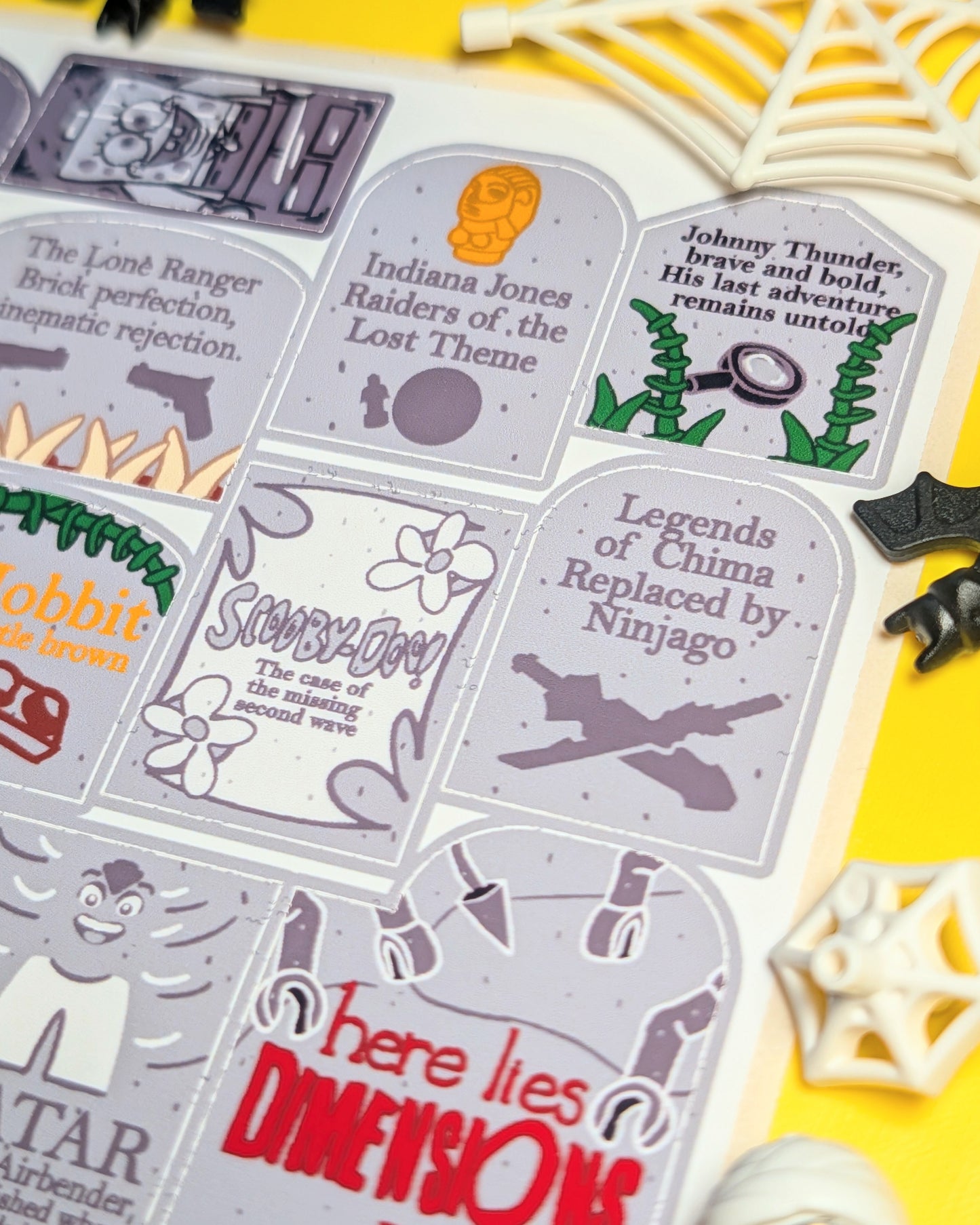 "HAUNTED THEMES" Stickers