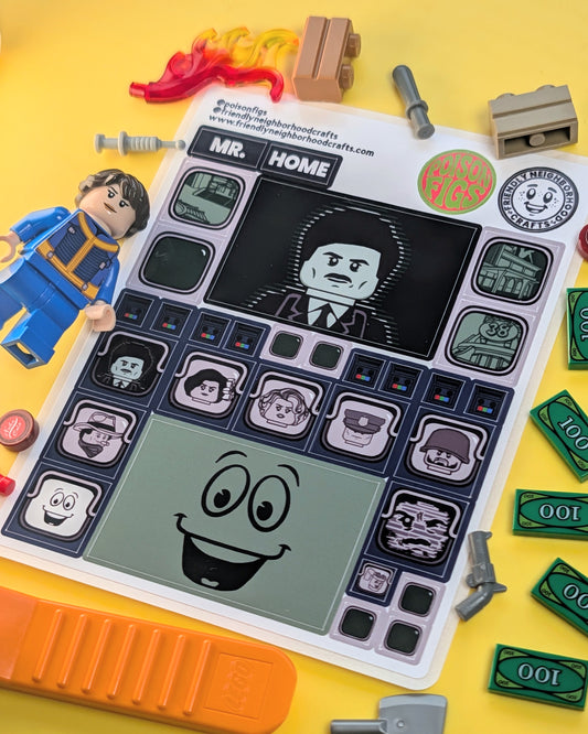 "MR. HOME" Stickers