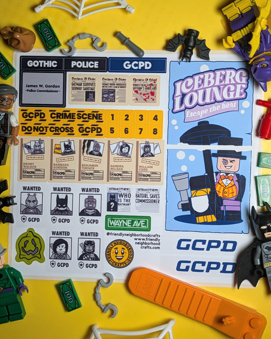 "GOTHIC POLICE" Stickers