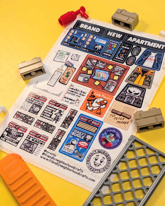 "BRAND NEW APARTMENT" Stickers