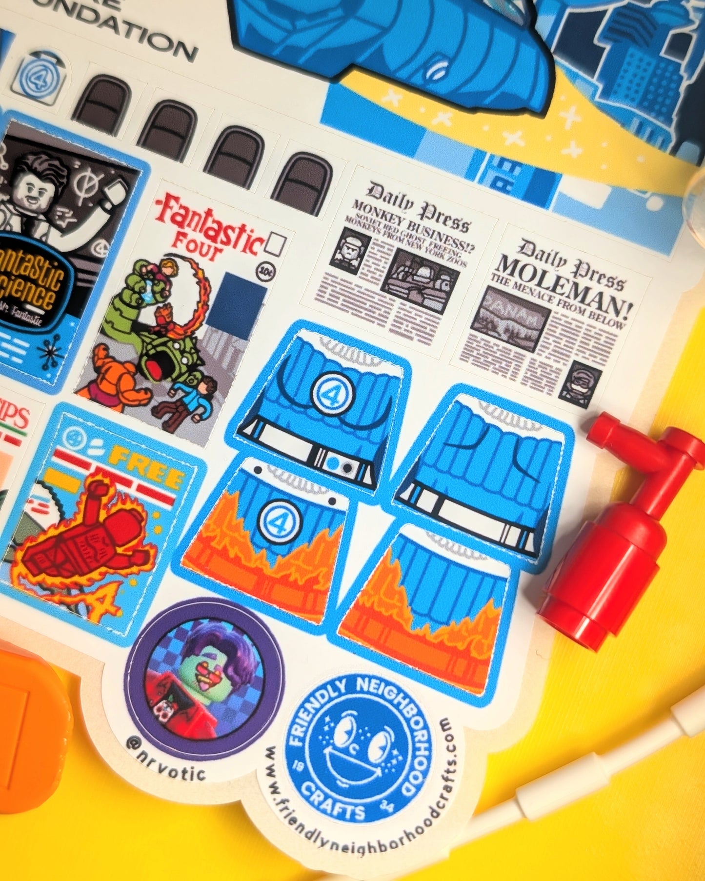 "FANTASTIC FAMILY" Stickers