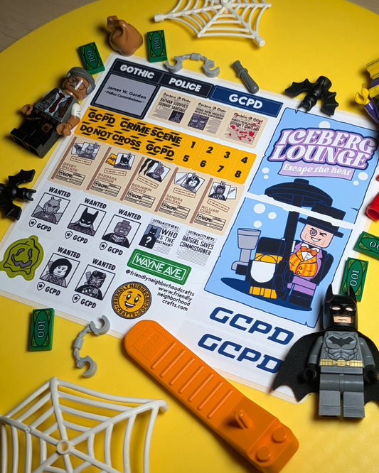 "GOTHIC POLICE" Stickers