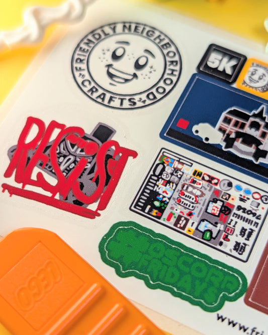 "5K" Stickers
