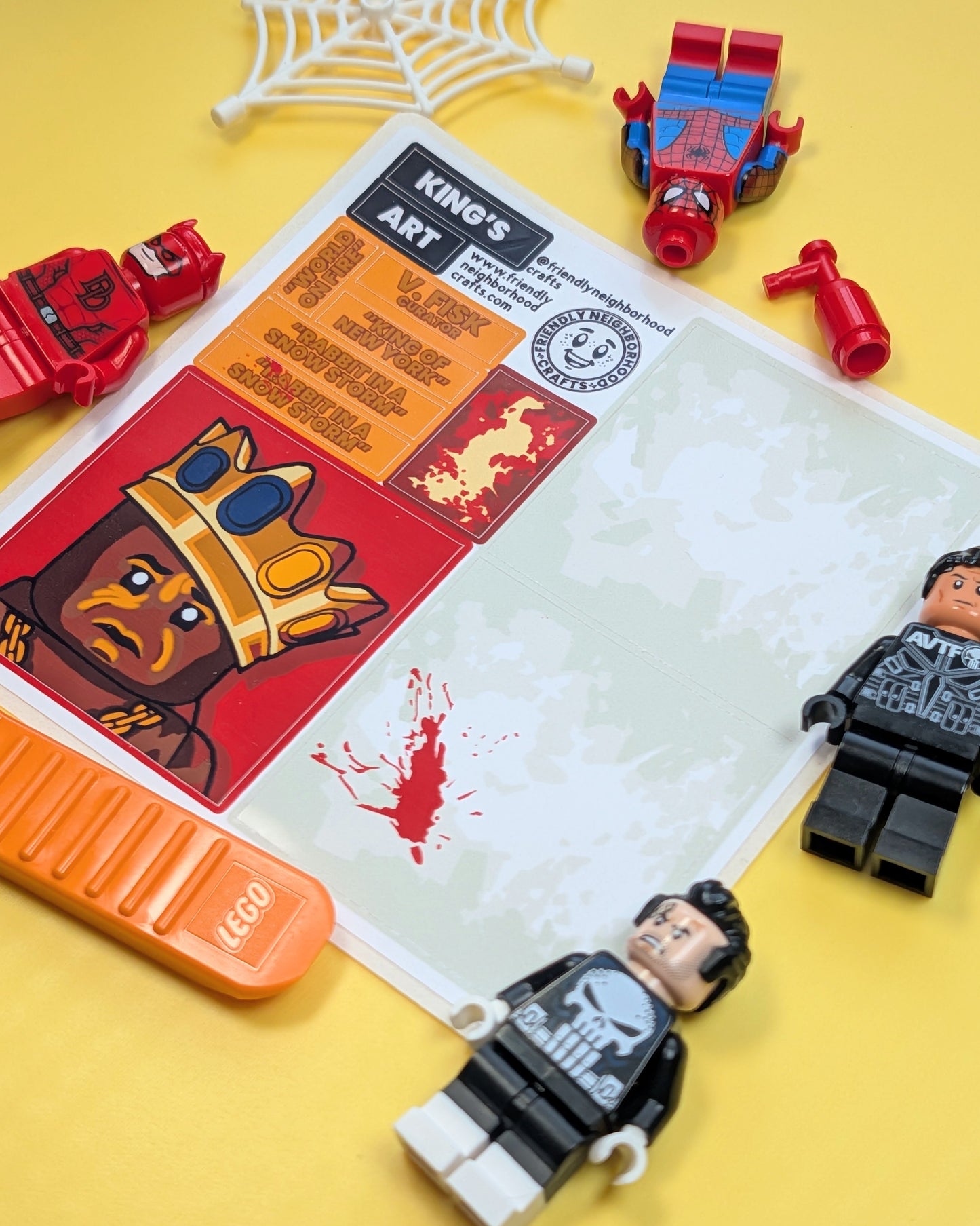 "KING'S ART" Stickers