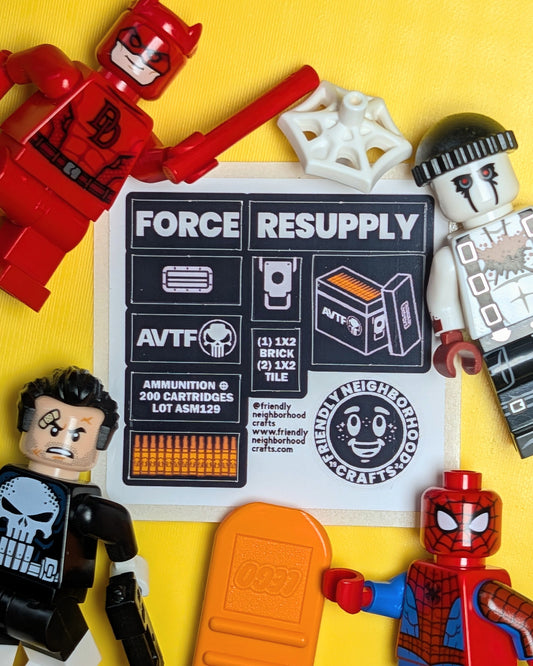 "FORCE RESUPPLY" Stickers