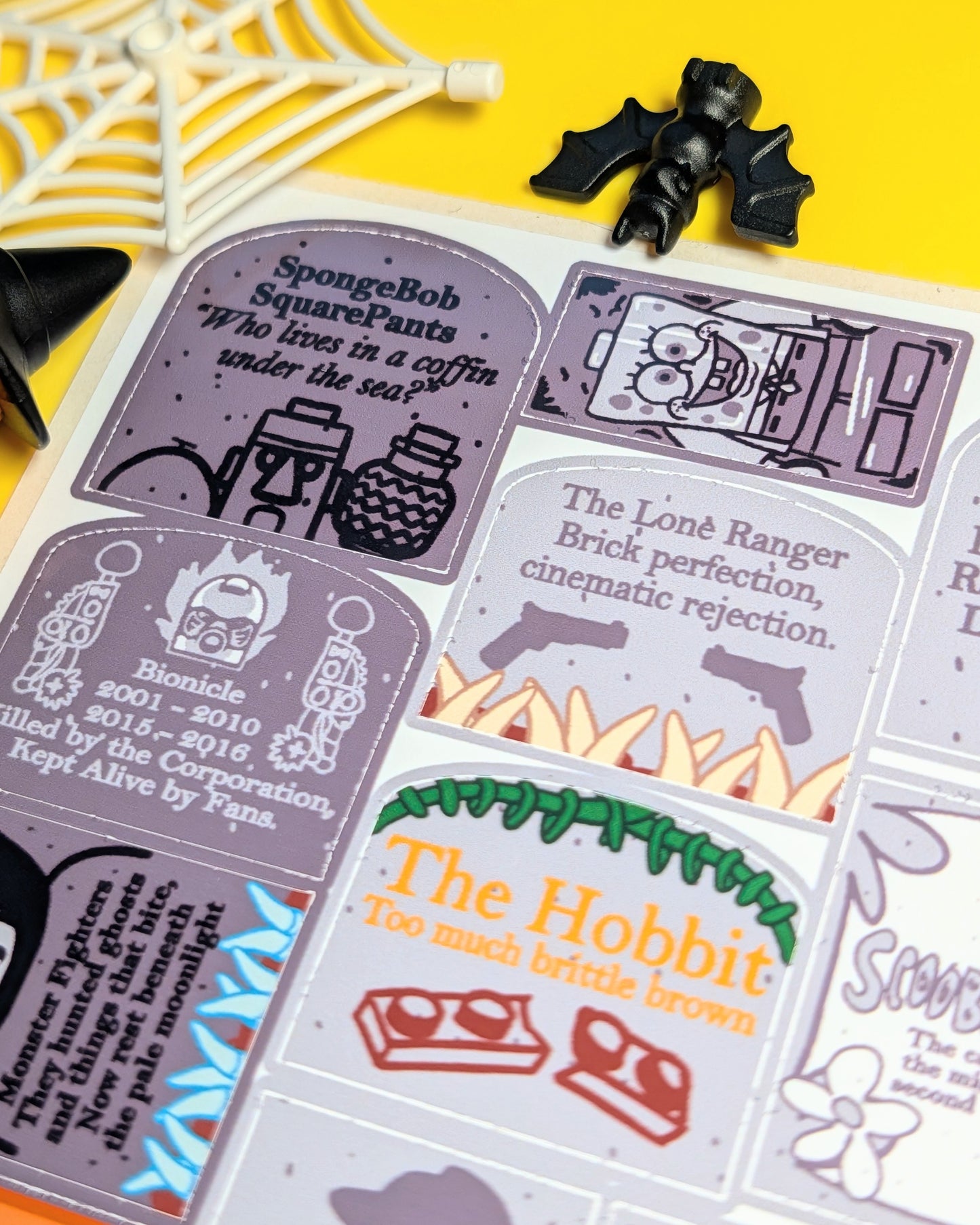 "HAUNTED THEMES" Stickers