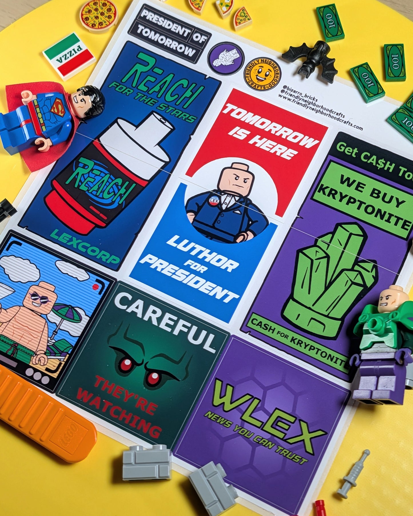 "PRESIDENT OF TOMORROW" Stickers