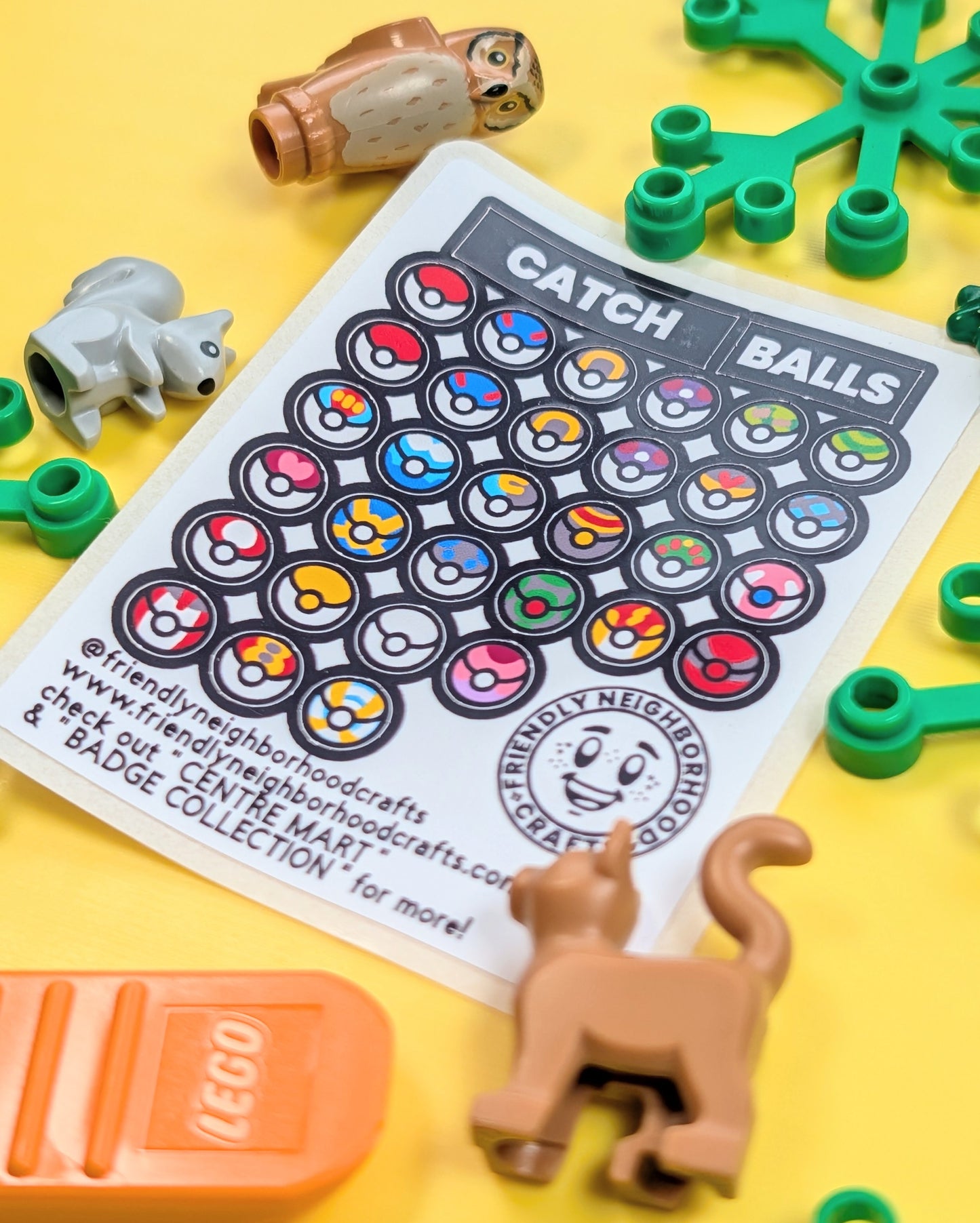 "CATCH BALLS" Stickers