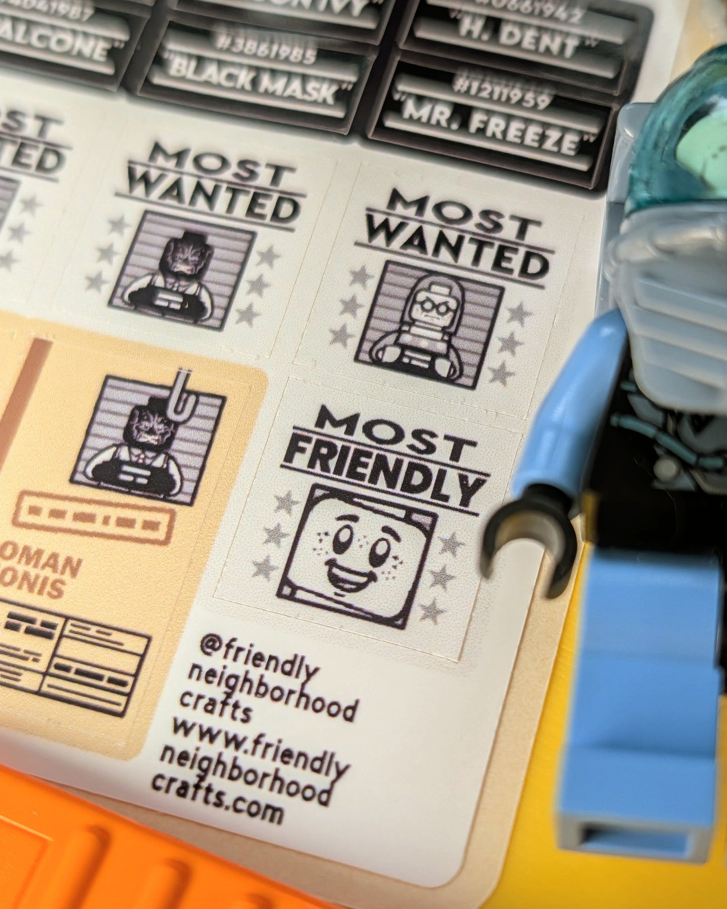 "MOST WANTED" Stickers