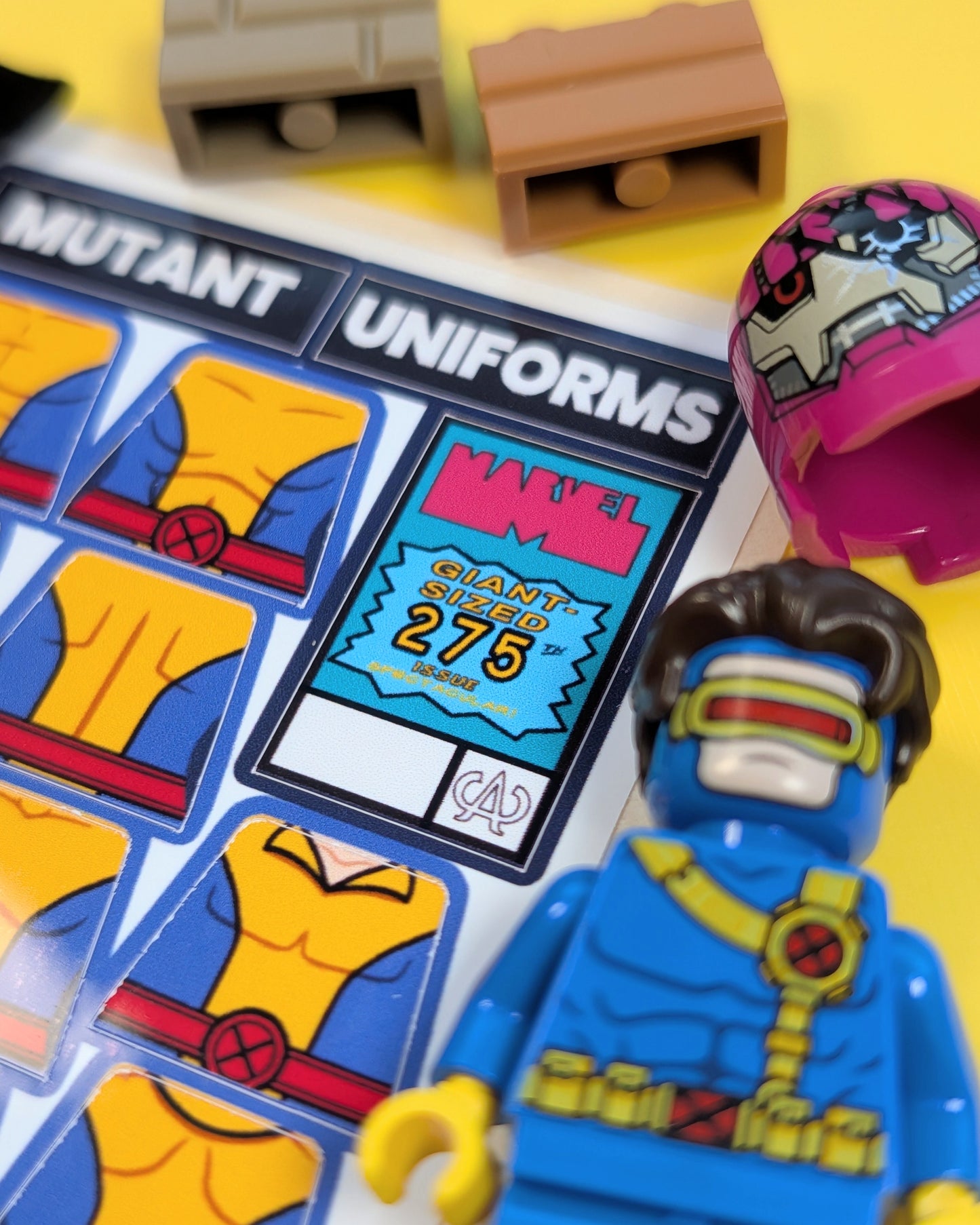 "MUTANT UNIFORMS" Sticker Sheet