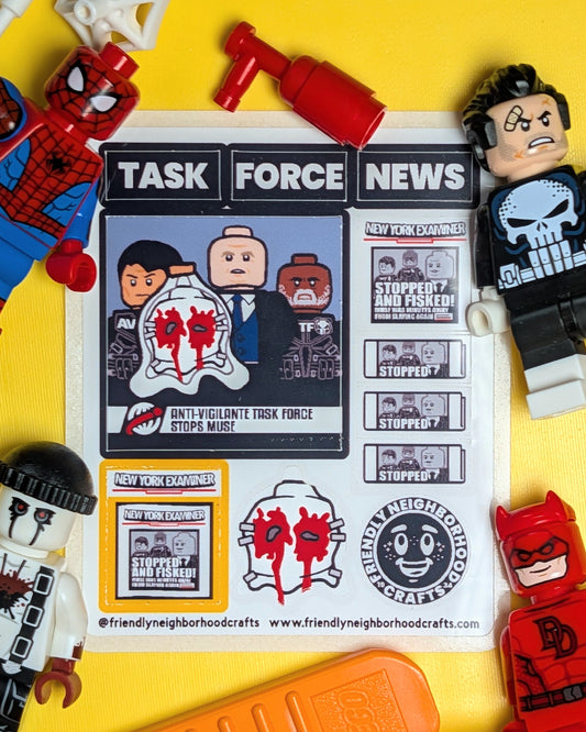 "TASK FORCE NEWS" Stickers
