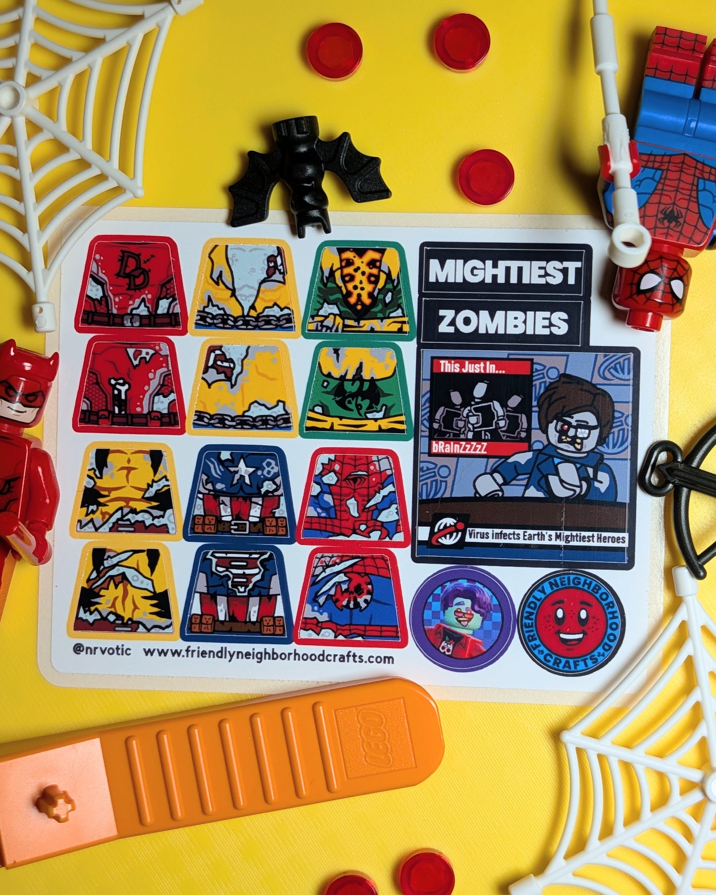 "MIGHTIEST ZOMBIES" Stickers