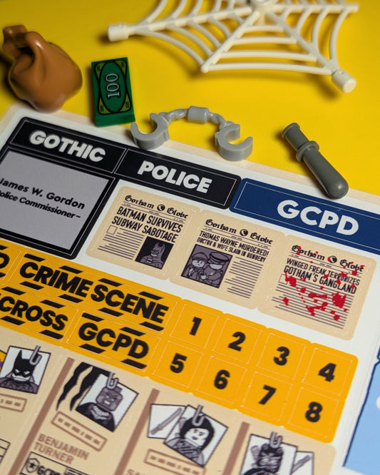 "GOTHIC POLICE" Stickers