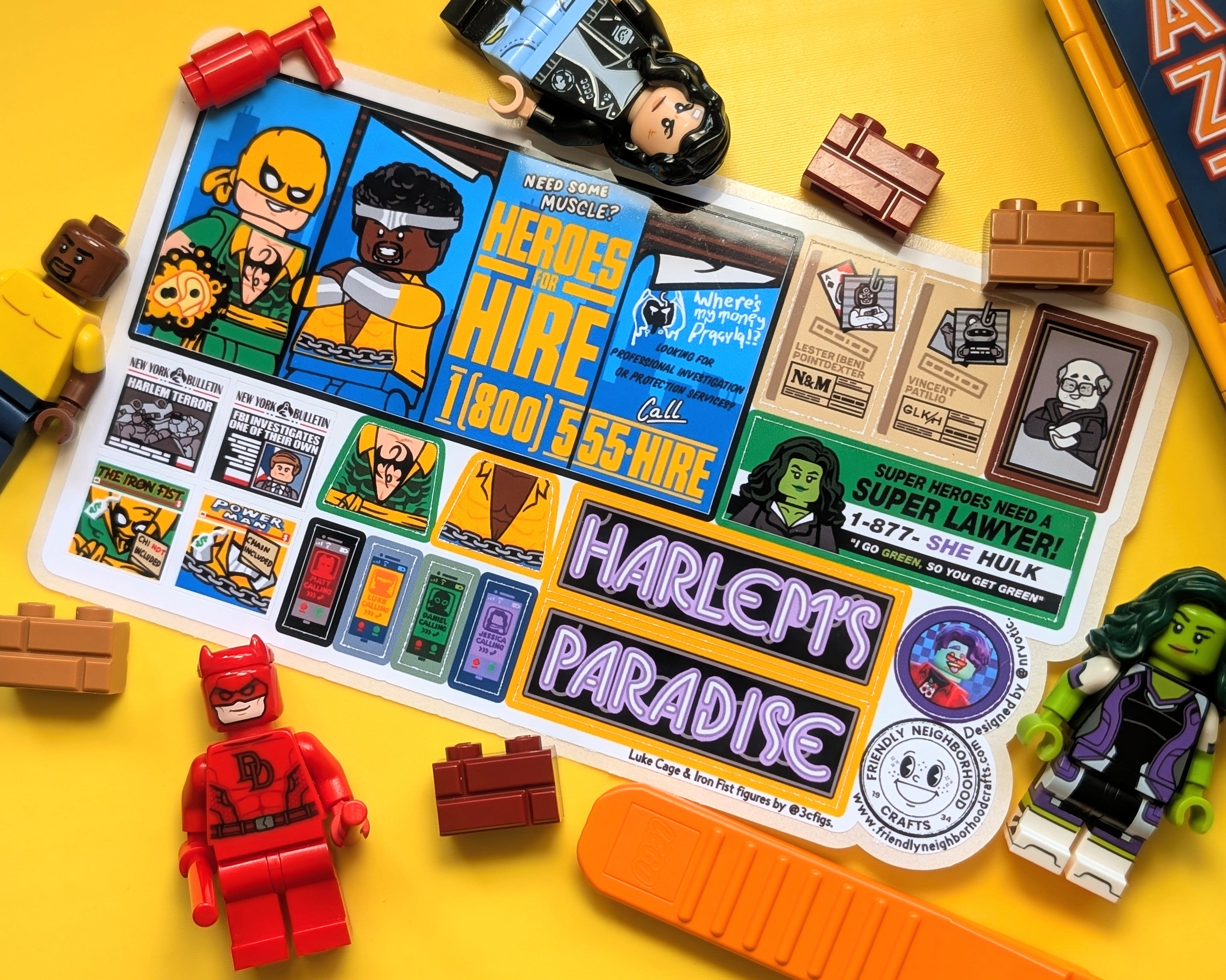 Backyardbuilt Sticker Ideas Custom Design Brick Stickers! Friendly Neighborhood Crafts!