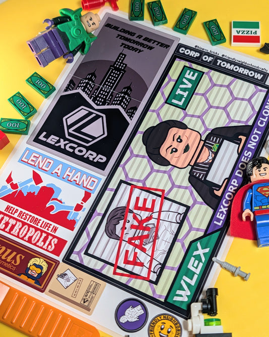 "CORP OF TOMORROW" Stickers