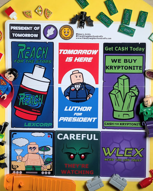 "PRESIDENT OF TOMORROW" Stickers