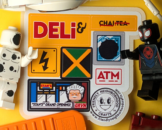 LEGO ALT BUILD Miles Vs. Spot Spider-Verse Bodega 76311 INSTRUCTIONS (digital) + STICKERS (physical)