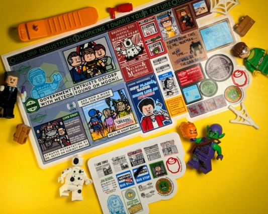 "OSCORP TOWER STREET-LEVEL BUNDLE" 2 Sticker Sheets