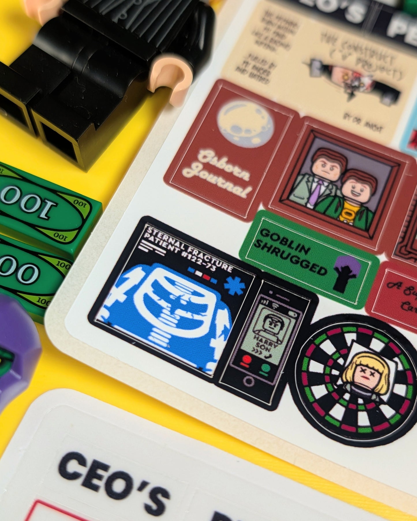 "CORP CEO'S PENTHOUSE" Stickers