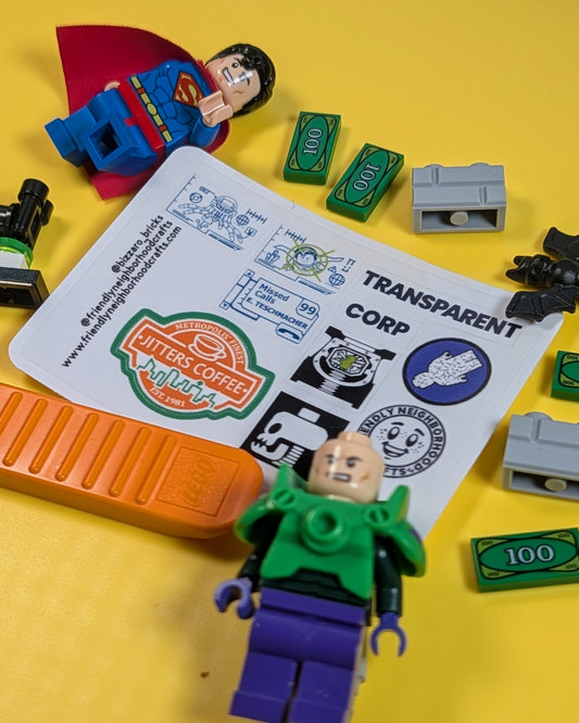 "TRANSPARENT CORP" Stickers