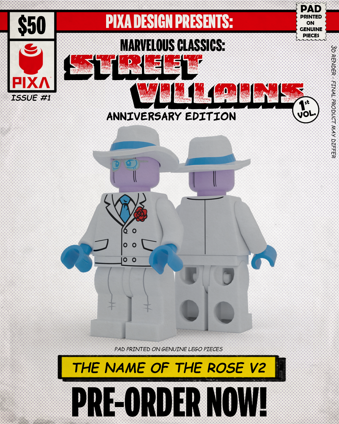 "THE NAME OF THE ROSE V2" PIXA (PREORDER)