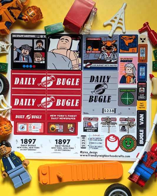 "BUGLE VAN" Stickers (+INSTRUCTIONS)