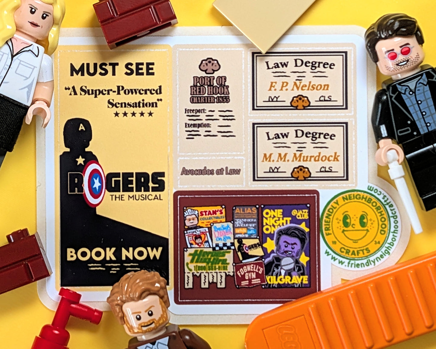 "DEFENDERS ASSEMBLE" Stickers
