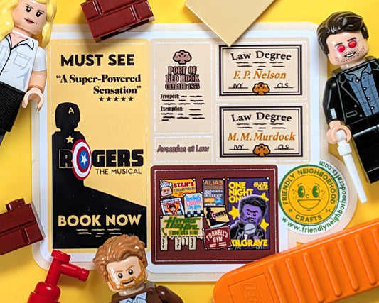 "DEFENDERS ASSEMBLE" Stickers
