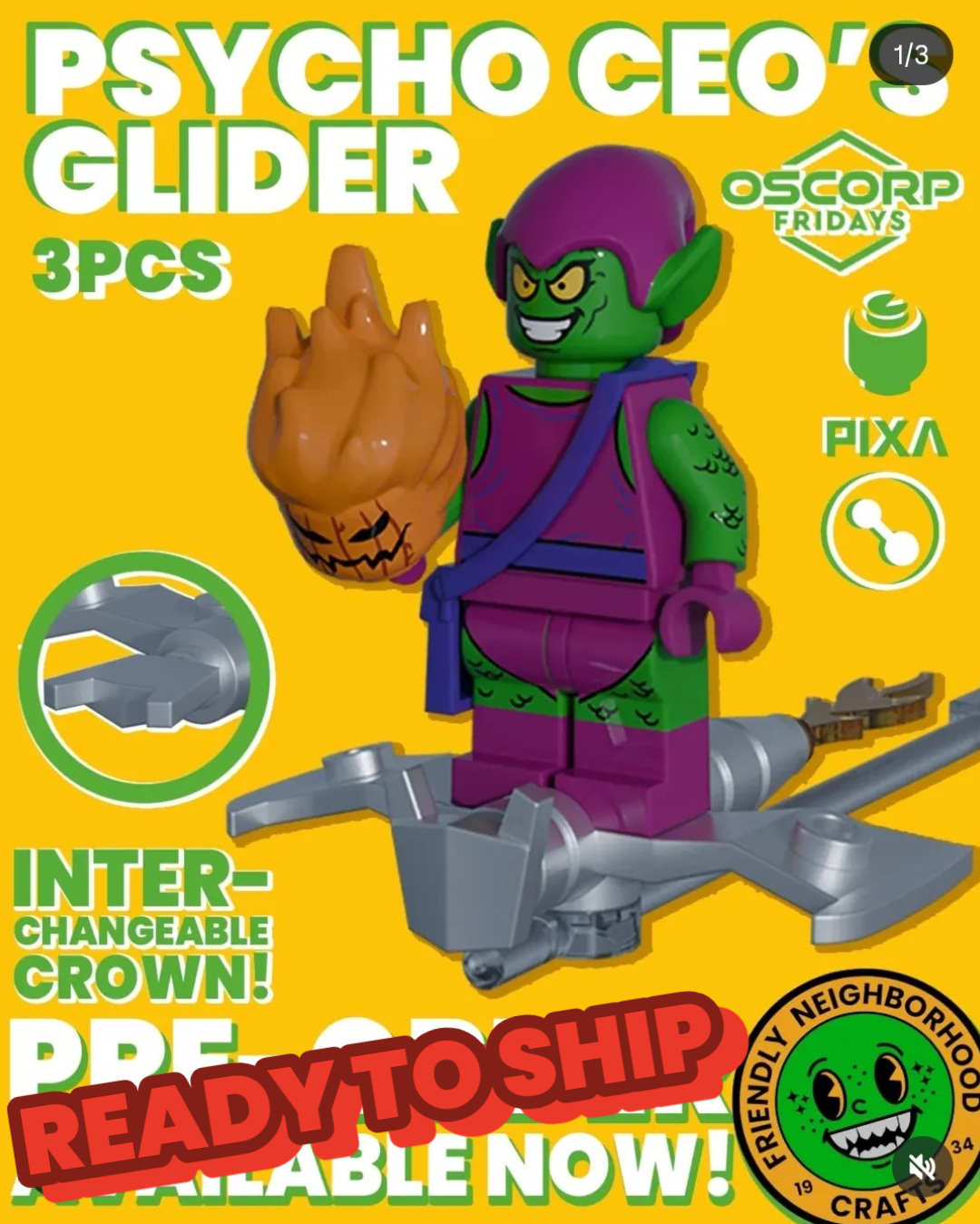 "PSYCHO CEO'S GLIDER" PIXA (READY TO SHIP)