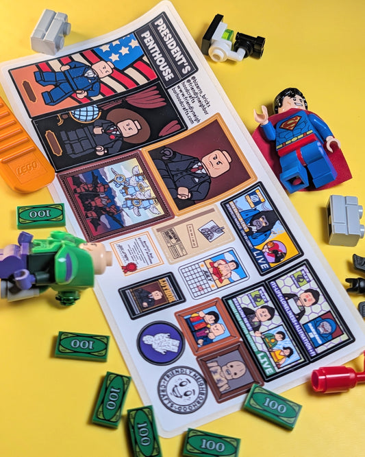 "PRESIDENT'S PENTHOUSE" Stickers