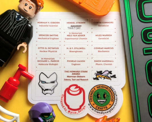 "OSCORP TOWER SCIENTISTS (2b)" Stickers