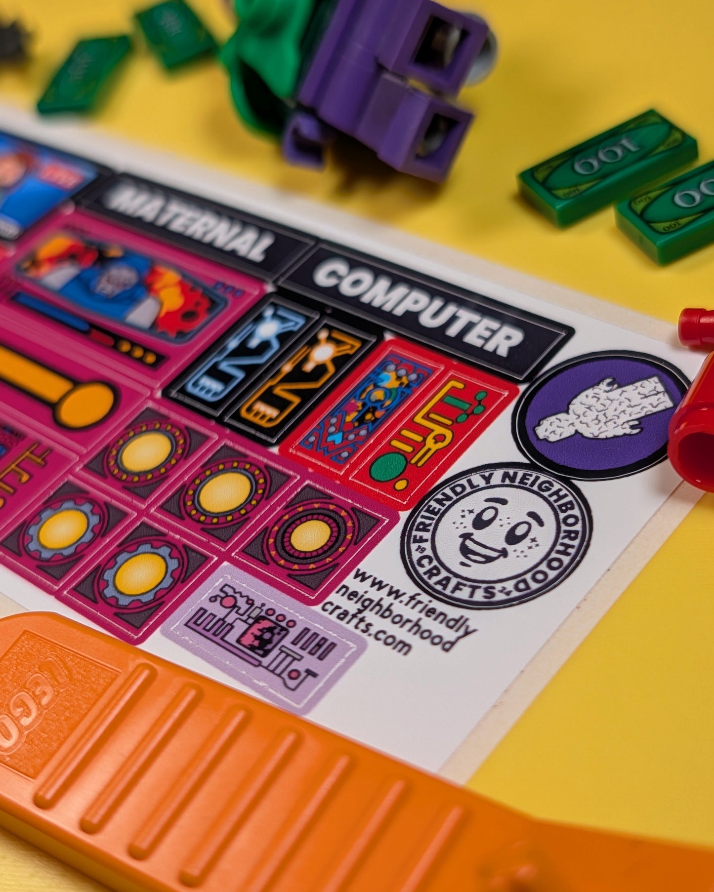 "MATERNAL COMPUTER" Stickers