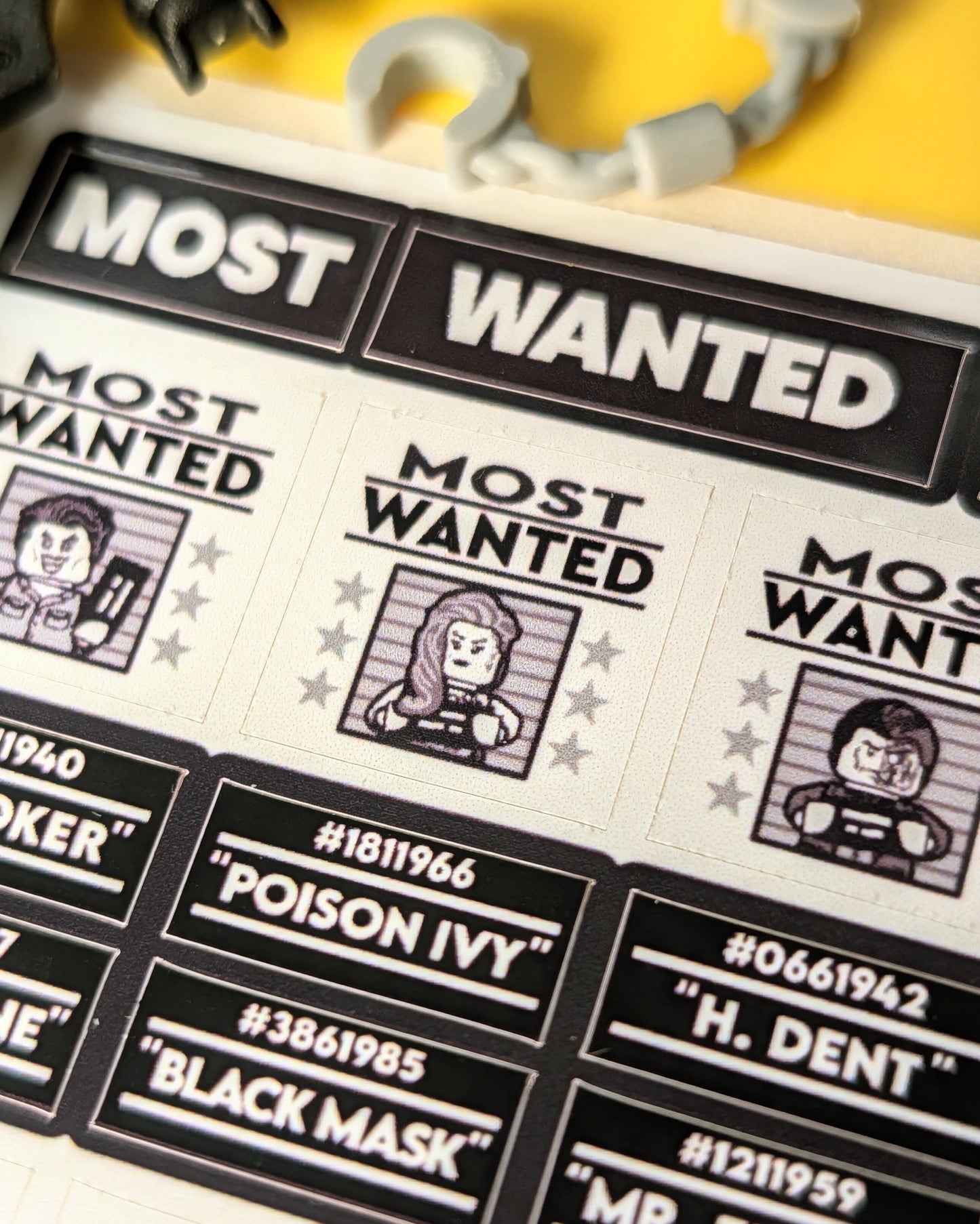 "MOST WANTED" Stickers