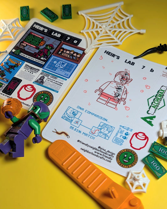 "HEIR'S LAB" Stickers