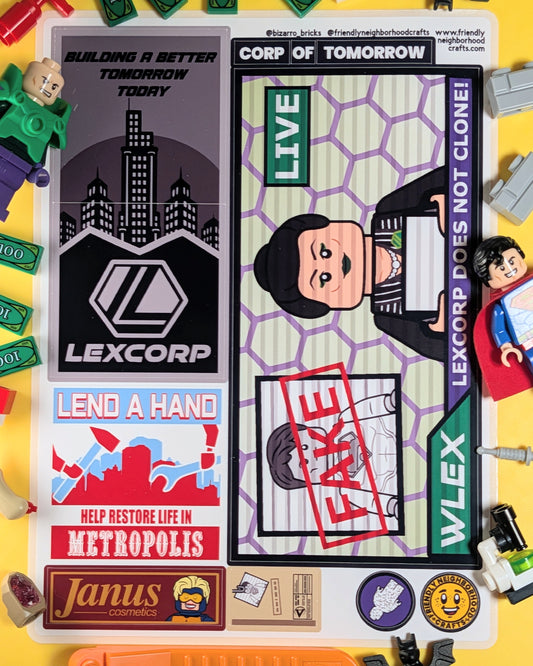 "CORP OF TOMORROW" Stickers