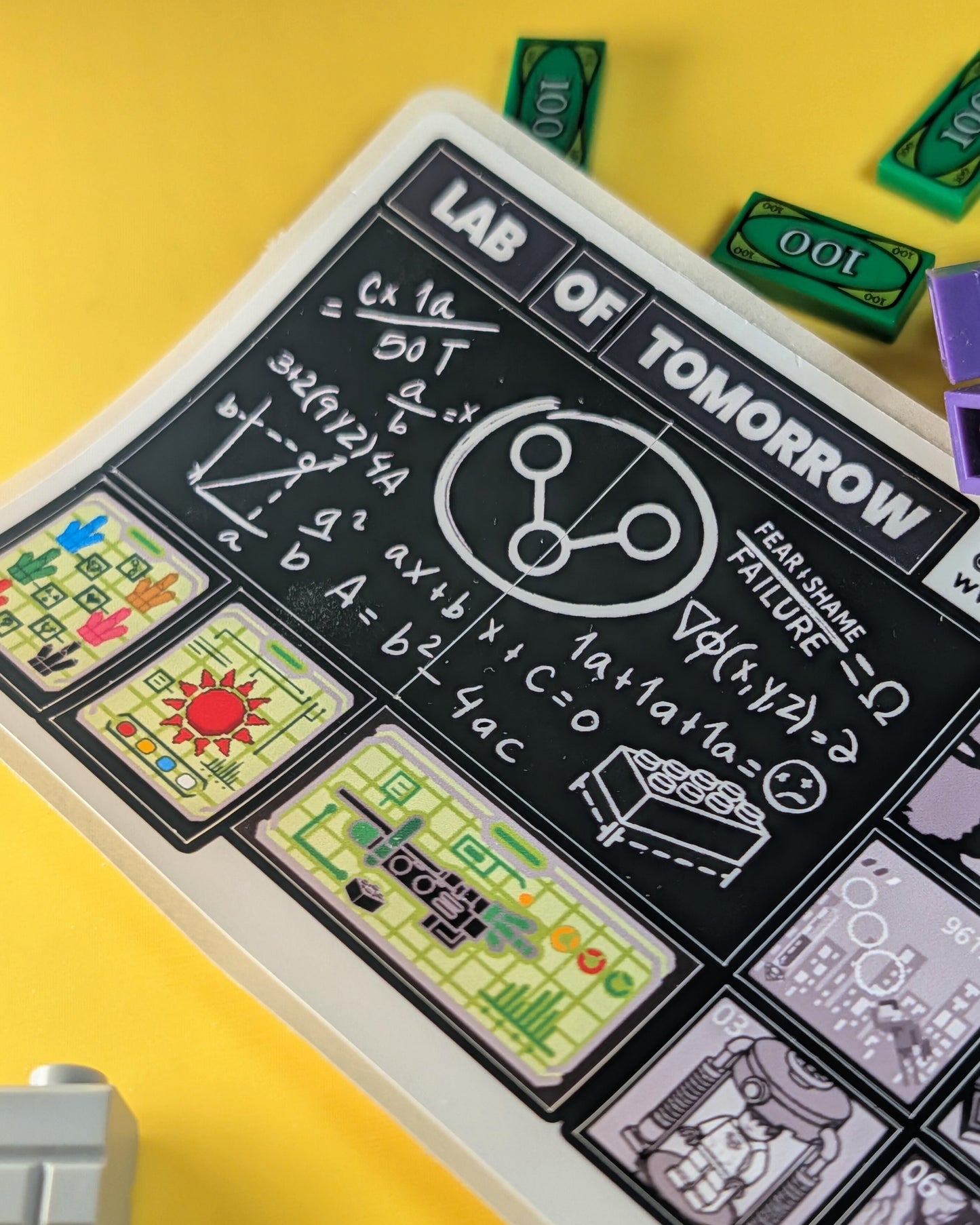 "LAB OF TOMORROW" Stickers