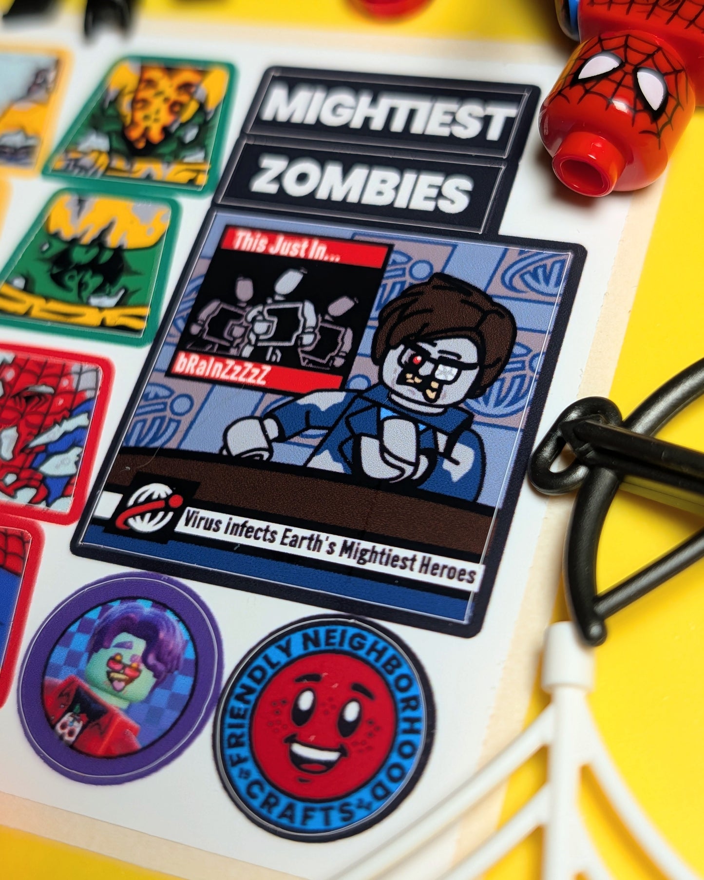 "MIGHTIEST ZOMBIES" Stickers
