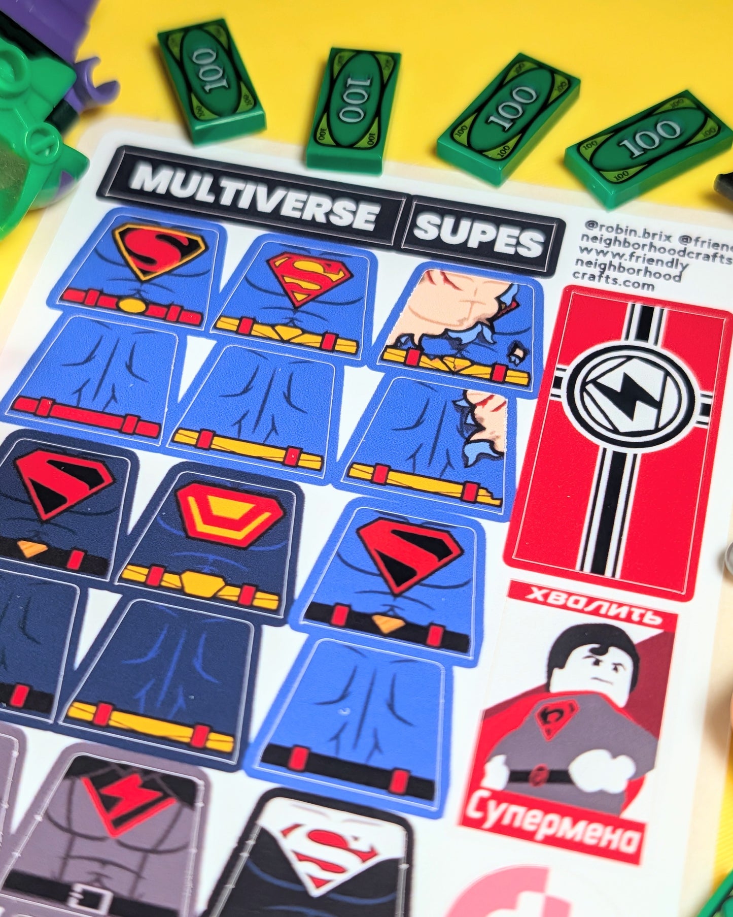 "MULTIVERSE SUPES" Stickers