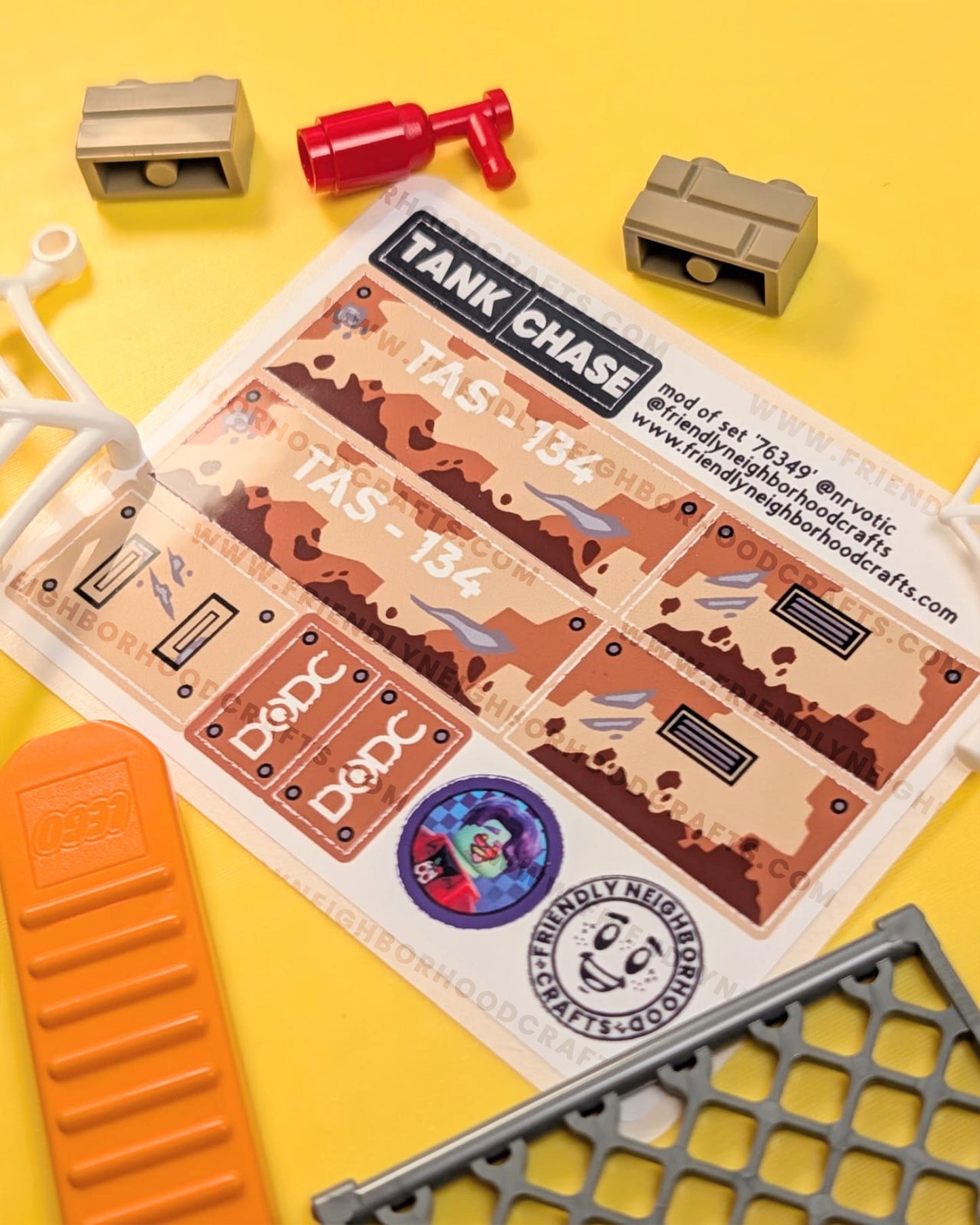 "TANK CHASE" Stickers