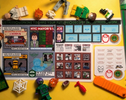 "OSCORP TOWER SCIENTISTS BUNDLE" 2 Sticker Sheets