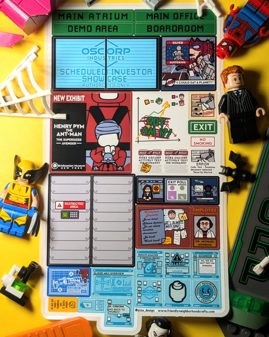"OSCORP TOWER WORKPLACE (3a)" Stickers
