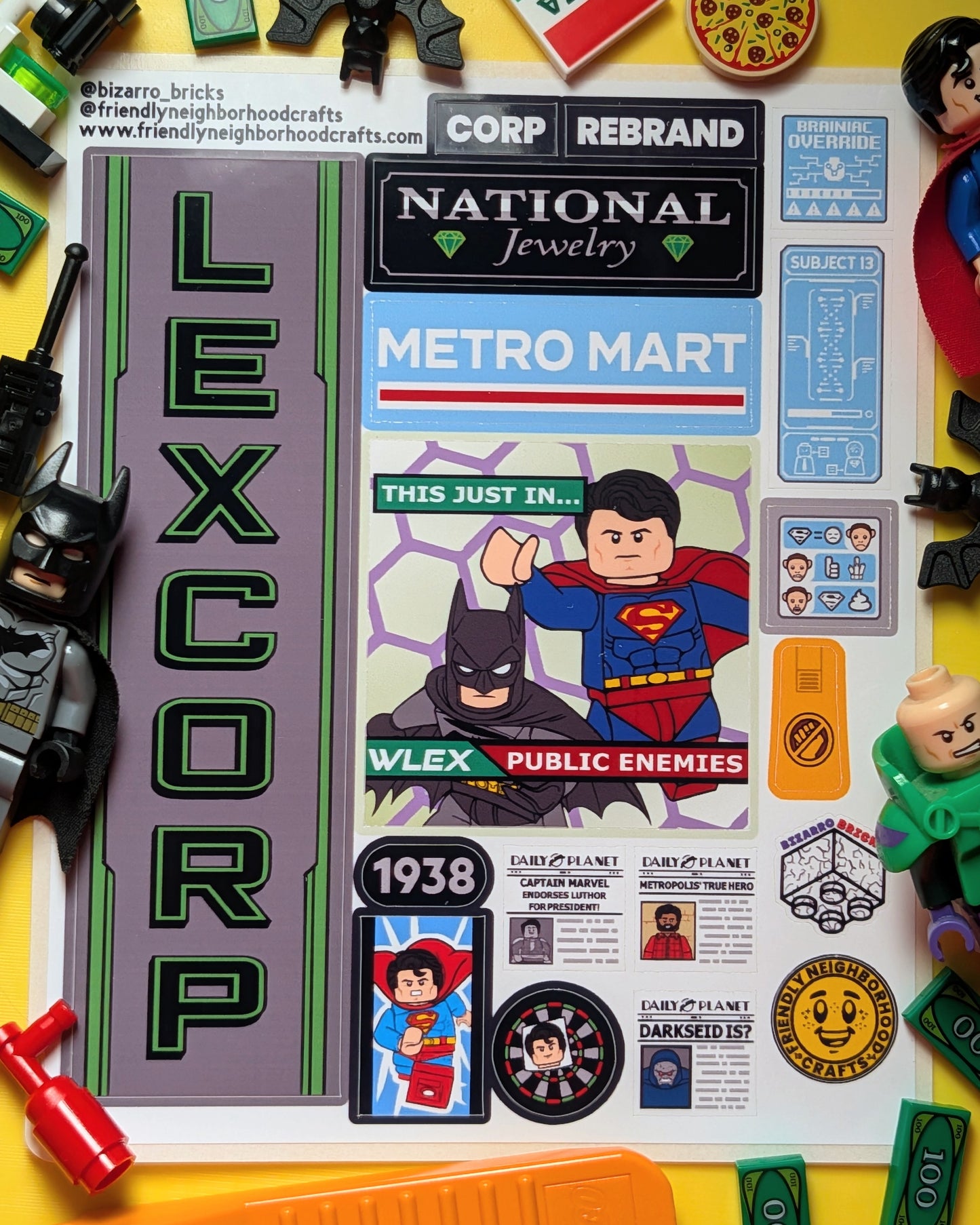 "CORP REBRAND" Stickers