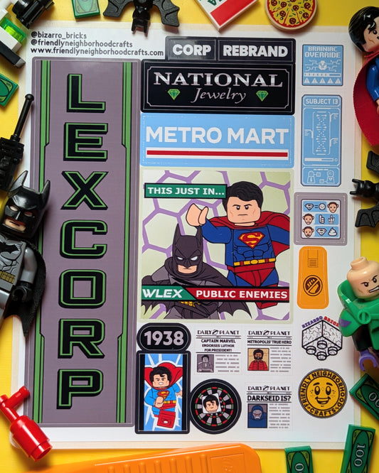 "CORP REBRAND" Stickers