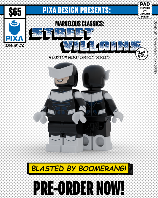 "BLASTED BY BOOMERANG" PIXA (PREORDER)