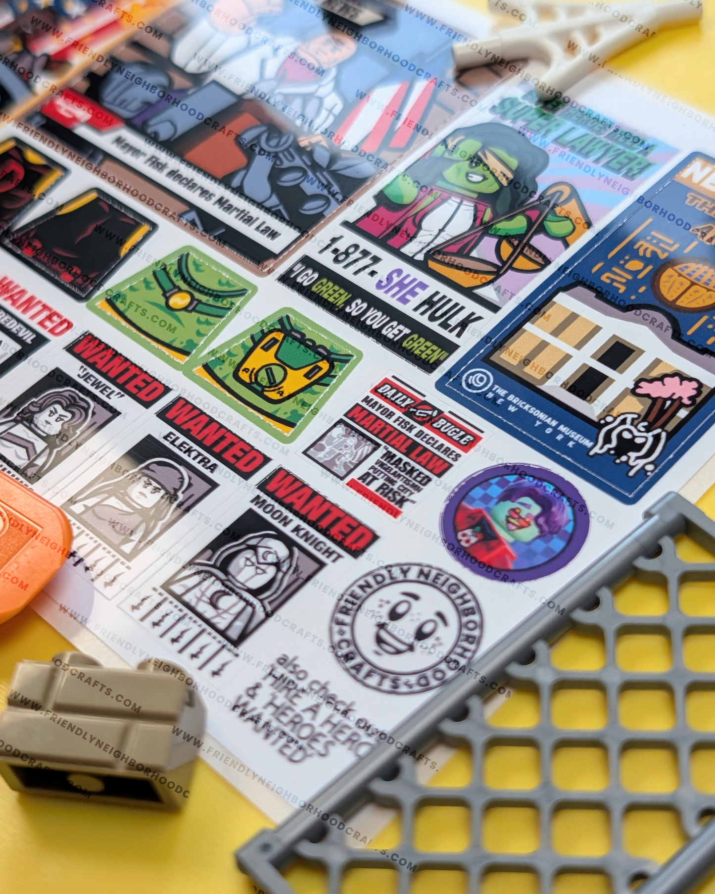 "HIRE A HERO 2" Stickers