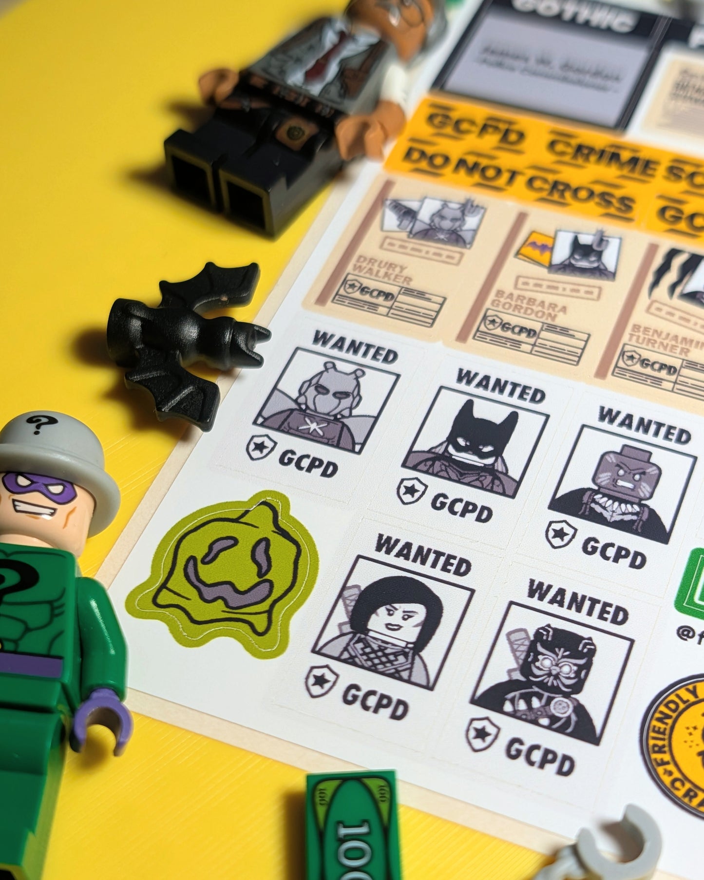 "GOTHIC POLICE" Stickers