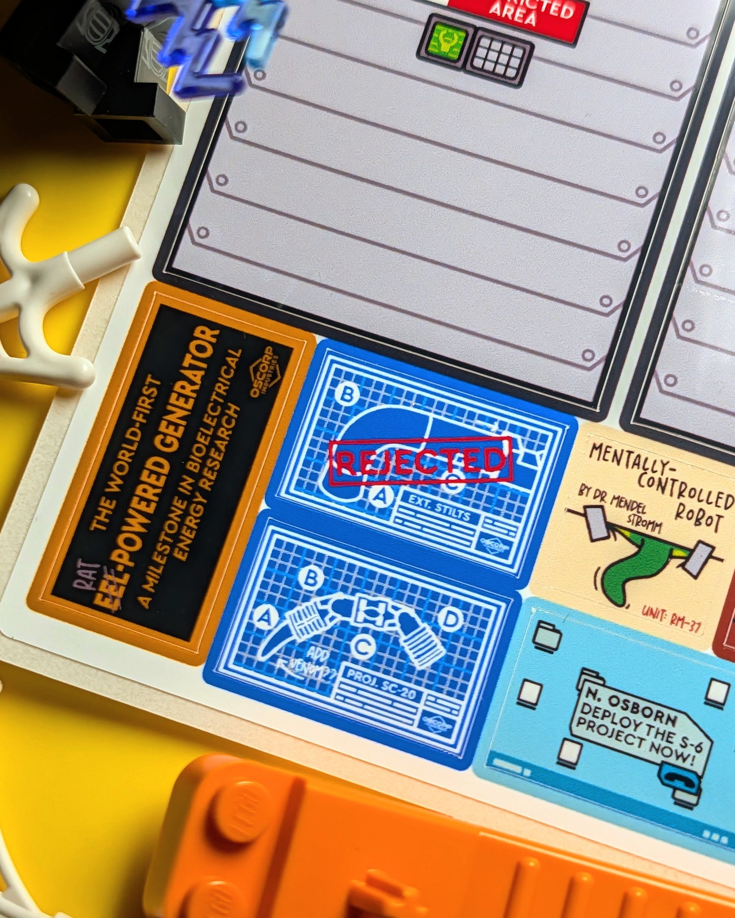 "CORP TECH LAB" Stickers